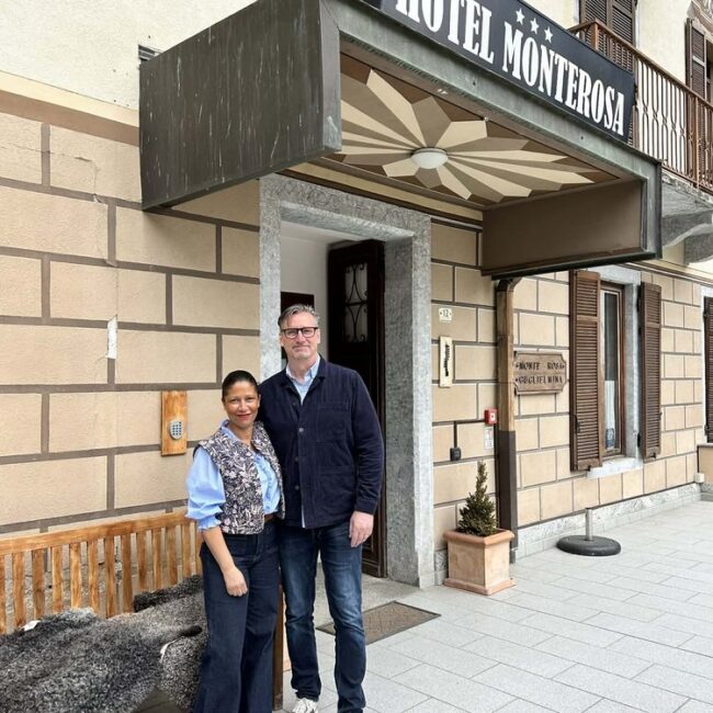 Anna och Pelle Käll tar över som värdpar för Hotel Monterosa, Alagna